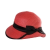 Female Summer Wild Straw Hat Anti-UV Beach Sun Hat Travelling Elegant Butterfly Caps