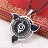 Anime Naruto Necklace Rotating Sharingan Logo