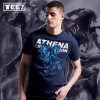 T de Luminous Saint Seiya da exclamação de Athena Camisetas