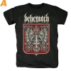 Impressionante Behemoth T-Shirt Black Metal Band Gráfico Tees