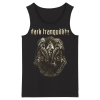 Impressionante Dark Tranquillity sem mangas T-shirt Suécia Metal Rock Tops Sem Mangas