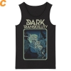 Impressionante Dark Tranquillity sem mangas T-shirt Suécia Metal Rock Tops Sem Mangas