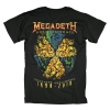 T-Shirt in metallo impressionante Megadeth Rust In Peace Tees Us