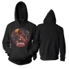 Müthiş Nunslaughter Kapşonlu Tişörtü Bize Metal Rock Hoodie