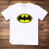 Batman T-shirt Cartoon Crew Neck T-shirt à manches courtes