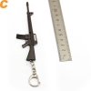 Battleground Game 12cm metal weapon gun model Key Chain Pendant