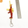 Battleground Game 12cm metal weapon gun model Key Chain Pendant