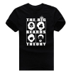 Stora teorin tecken tecken T-shirt Röd XXL Tee
