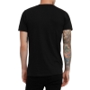 T-shirt preto da rocha da faixa do devoramento