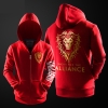 Blizzard World of Warcraft Sweatshirt WOW Alliance Golden Lion Clothing