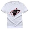 Blut Stark Wolf T-shirt Winter kommt T-Stück