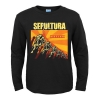 ブラジルメタルバンドティーパーソナライズされたSepultura Nation Tシャツ