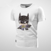 การ์ตูน Batman Symbol เสื้อยืดสีดำ Mens Tee