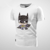Cartoon Batman Symbol T-shirt Black Mens Tee