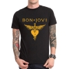 Tee-shirt Cool Bon Jovi en coton noir