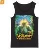 Cool Destruction Tank Tops Hard Rock Black Metal Rock Sleeveless Tshirts