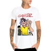 T-shirt Cool Gorillaz Rock Blanc