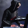 Cool lichtgevende DJ Alan Walker logo Sweatshirt zwarte rits hoodie