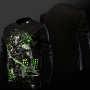 Camiseta Cool Luminous Genji Camiseta manga larga 4XL negra