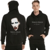 Camisola encapuçado legal de Marilyn Manson para homens