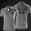 Cool Mario Balotell polo shirt Football Star xxl red cotton polo t shirt for men