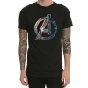 Cool Marvel Avengers Logo T-shirt Black Mens Tee