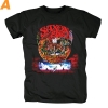 T-Shirt Cool Uk Saxon The Nations in metallo Rock Band Graphic Tees