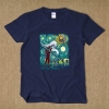크리 에이 티브 Deadpool Van Gogh Starry Sky T 셔츠