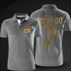 Cristiano Ronaldo Polo T shirt CR7 Black Mens Polo Shirt