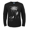 T-Shirt Darkthrone Transilvanian Hunger Tees con grafica rock nera in metallo