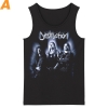 Destruction Sleeveless Tee Shirts Hard Rock Black Metal Rock Tank Tops