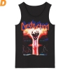 Destruction Sleeveless Tee Shirts Hard Rock Black Metal Rock Tank Tops