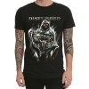 Disturbed Band Rock T-Shirt đen kim loại nặng Tee