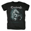 T-Shirt Enslaved T-shirt con grafica in metallo nero