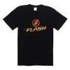 The Flash T-shirt TV Udskrivning Tees Plus Størrelse Sort