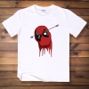 Tshirt engraçado de Deadpool T do herói da maravilha