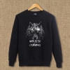 Game of Thrones casa Stark Wolf inverno está chegando Hoodie