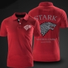 Game of Thrones Polo Shirt House Stark direwolf Polo