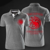 Game of Thrones Polo Shirt House Targaryen three-headed dragon Polo