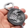 Hra Thrones Stark Otvírák na láhve Keychain