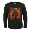 T-Shirt Gojira France T-Shirt Punk Rock Band nera in metallo