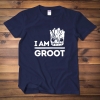 Guardians Of The Galaxy Groot T-shirt Red Wine Tee Shirt