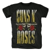 A faixa das rosas dos N das armas t-shirt t-shirt do punk rock do metal