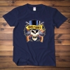 Maglietta Rock Band Guns N Roses T-shirt in cotone bianco