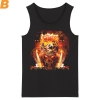 Hard Rock Black Metal Rock Sleeveless Tees Quality Destruction Tank Tops