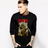 헤비 블랙 메탈 Kylesa 티셔츠 Long Sleeve Rock Tee