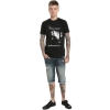 Tee-shirt en coton noir Burzum Heavy Metal