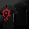 Camiseta com o logotipo da Horda do World of Warcraft Blizzard WOW para a Camiseta da Horda