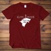 House Stark Direwolf T-shirt Red Wine Tee Shirt