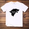 House Stark Wolf Flag Tshirt For Mens